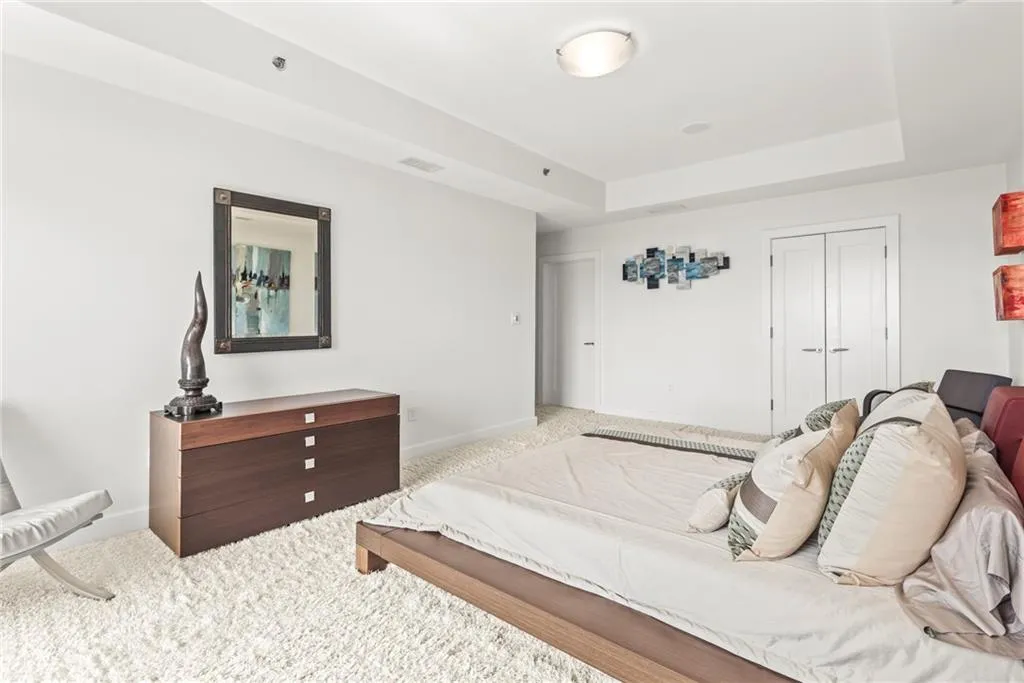 Double walk-in closets in this guest suite for additional storage