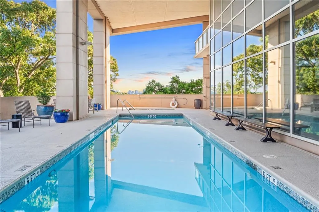 Enjoy the privacy of this exclusive covered pool
