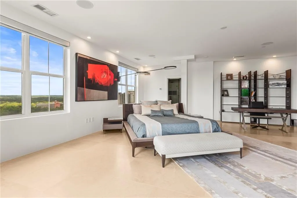 Private office space included in oversized bedroom!