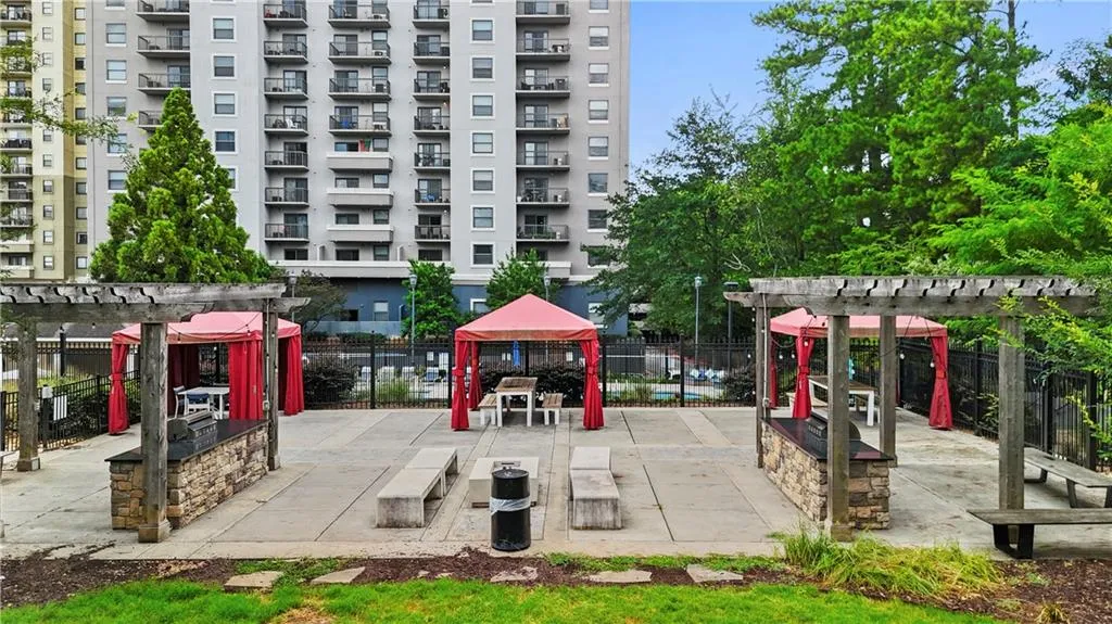 Outdoor Grilling Area for Fun Get-Togethers