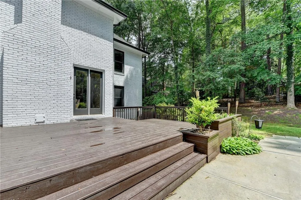 View of deck