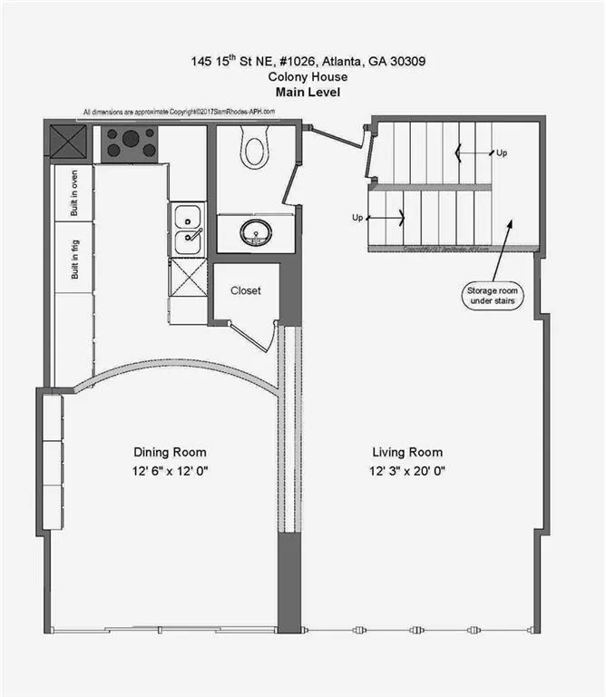 145 15th Street Ne Unit 1026, Atlanta, Georgia 30309, 3 Bedrooms Bedrooms, ,2 BathroomsBathrooms,Residential,Sold,145 15th Street Ne Unit 1026,5914449