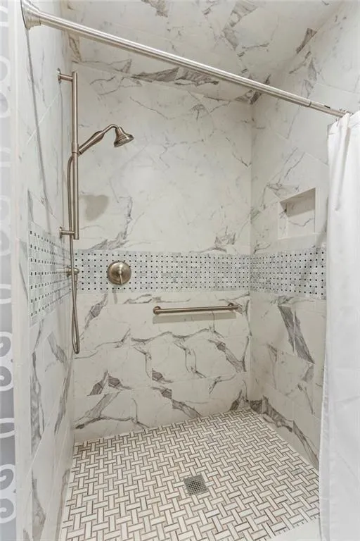 Shower in detached guest suite