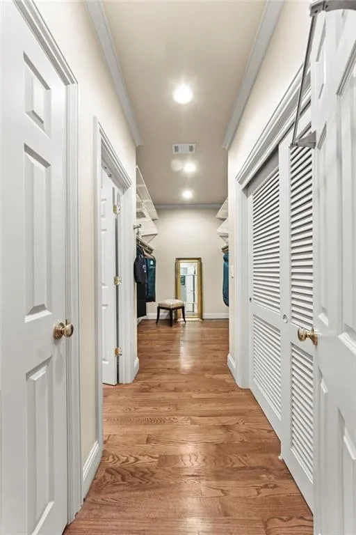 Primary closet