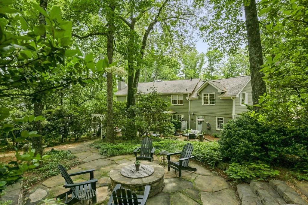 View of the back of the home.