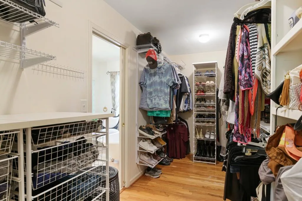 Large walk in closet.