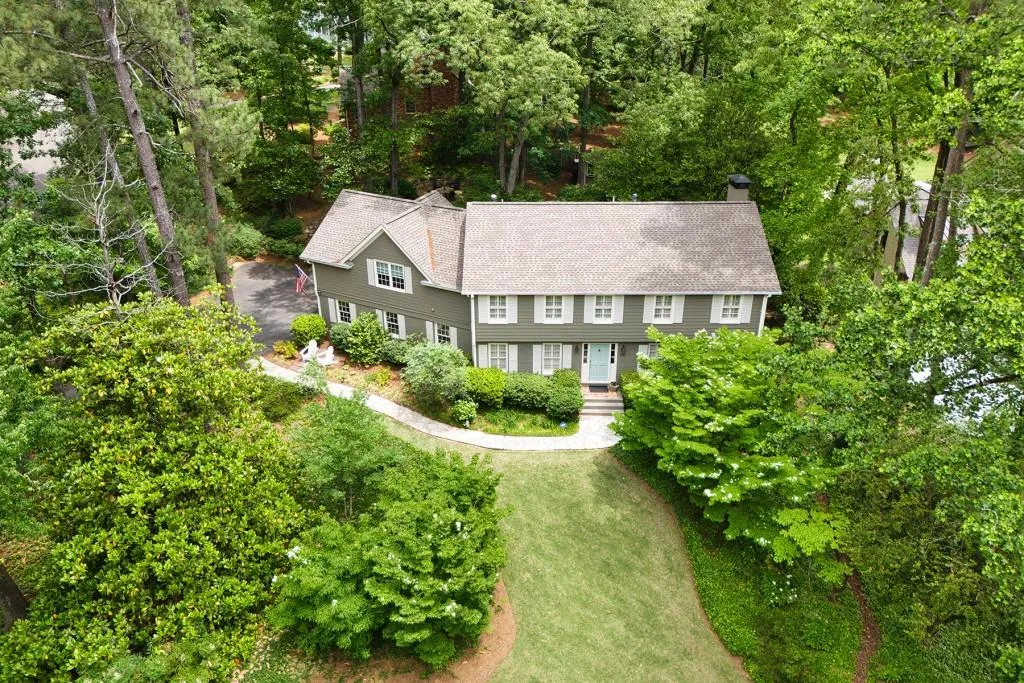Another drone view of this exceptional property.