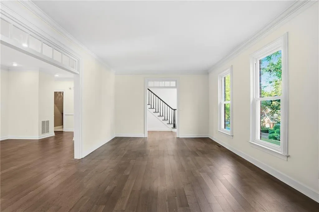 Living Room with beautiful hardwood floors
