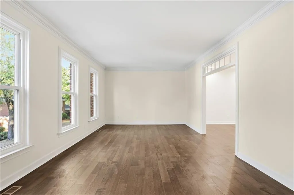 Living Room Flows into Dining Room