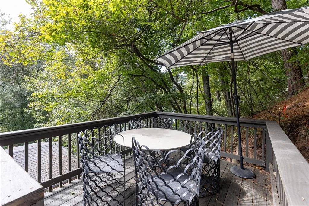 This area is great for extra dining space, living space, or even a jacuzzi!