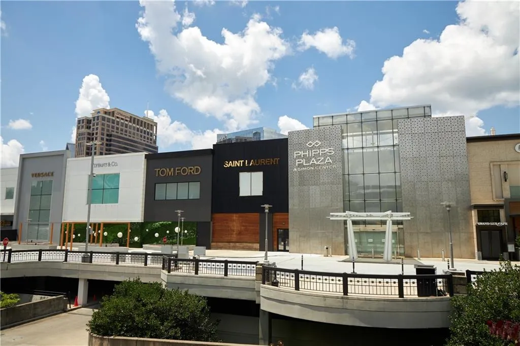 Luxury shopping is minutes away.