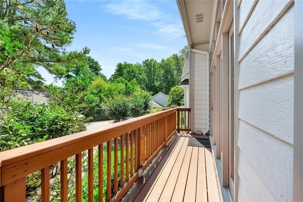 Deck are off the Great Room.