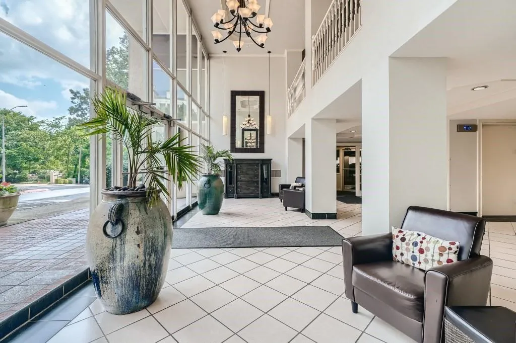 View of building lobby