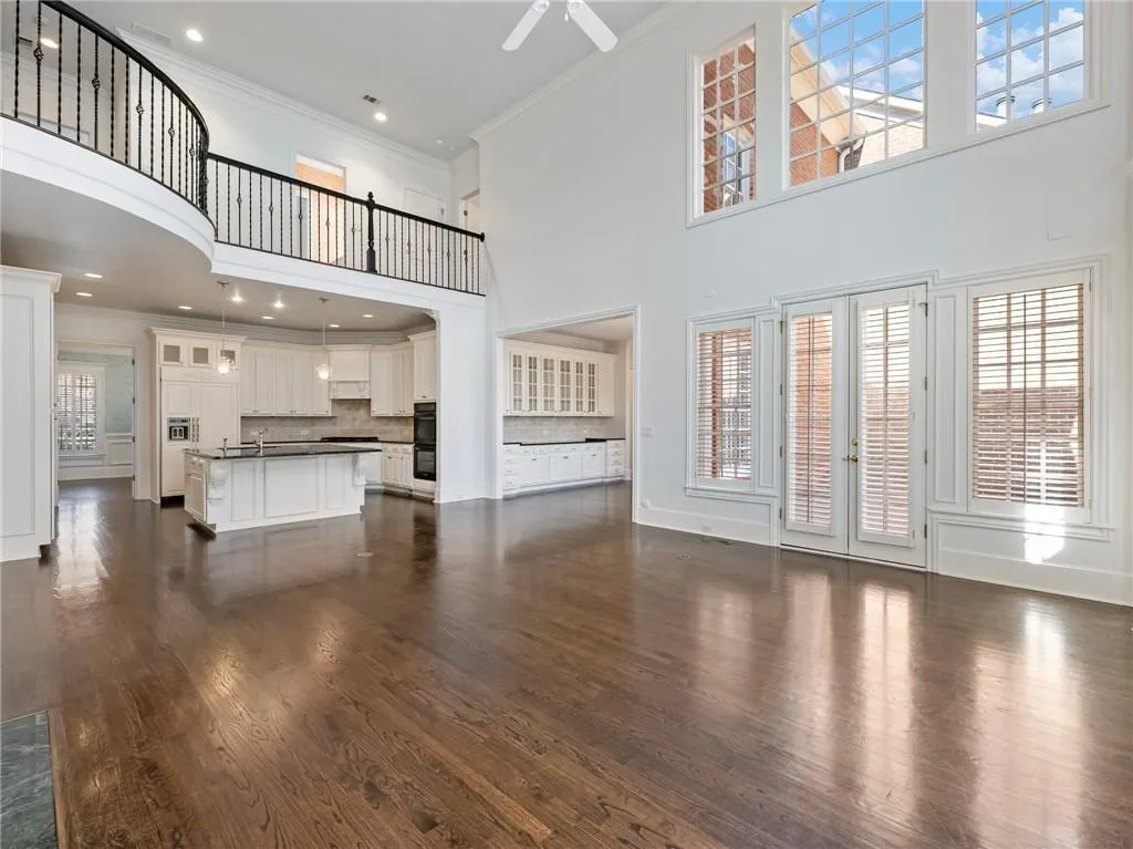 Great room opens up nicely to kitchen and breakfast room.