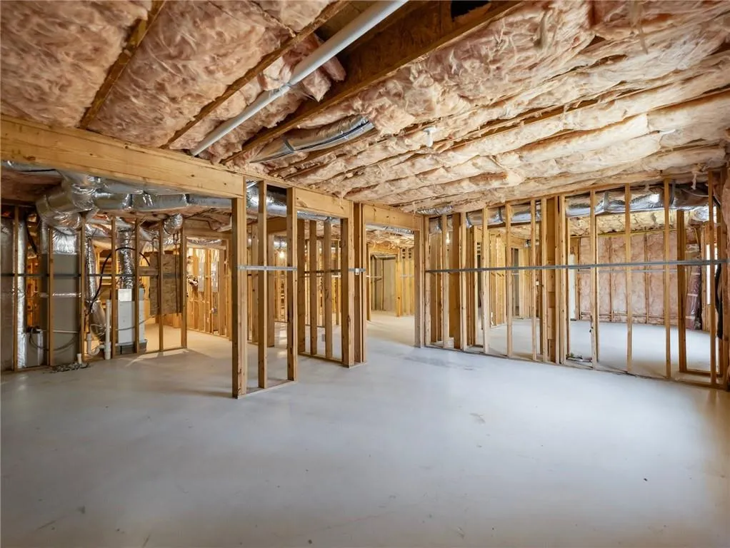 Basement has tons of room for storage or could be finished for additional living space.