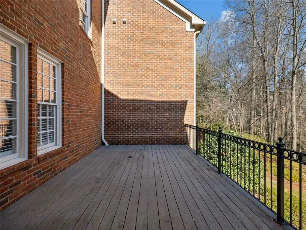 View of deck.