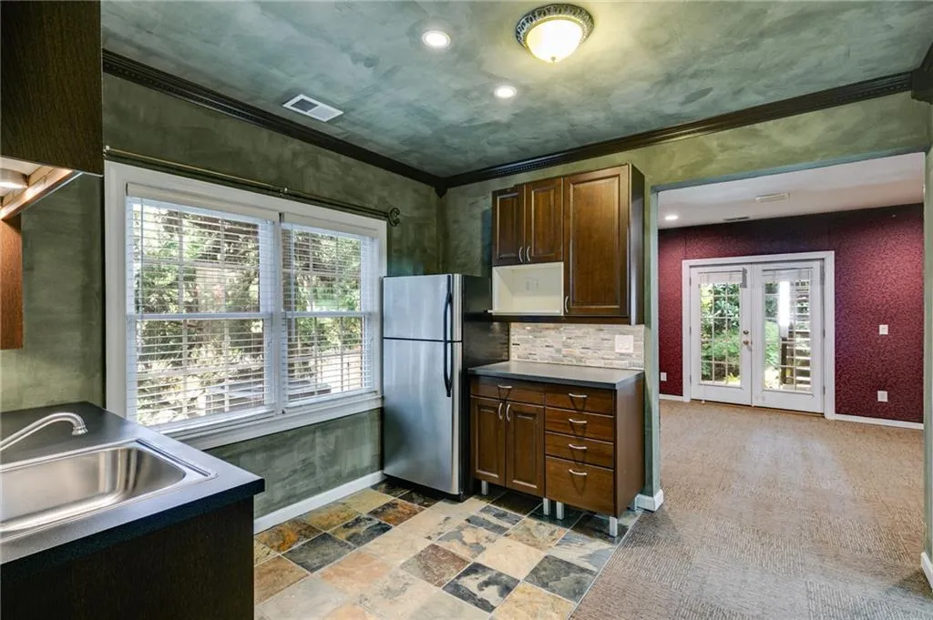 in the basement for multi generational living, income producing, etc