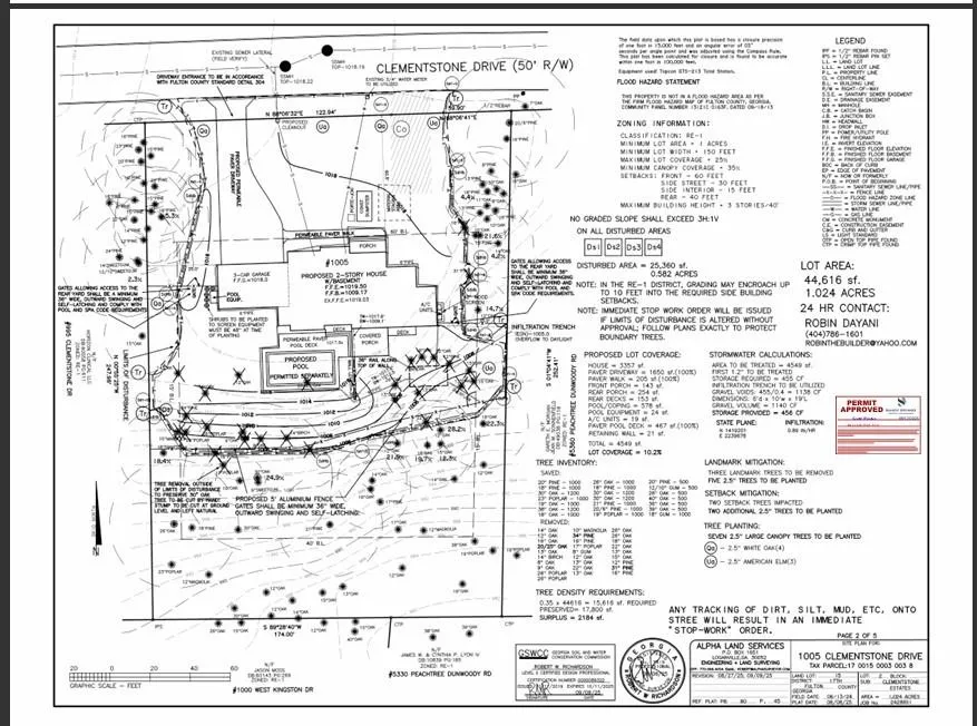 1005 Clementstone Drive, Sandy Springs, Georgia 30342, ,Land,For Sale,1005 Clementstone Drive,7741080