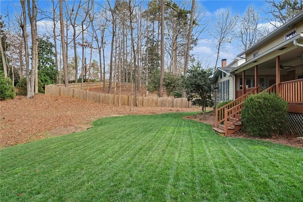 Great level backyard!