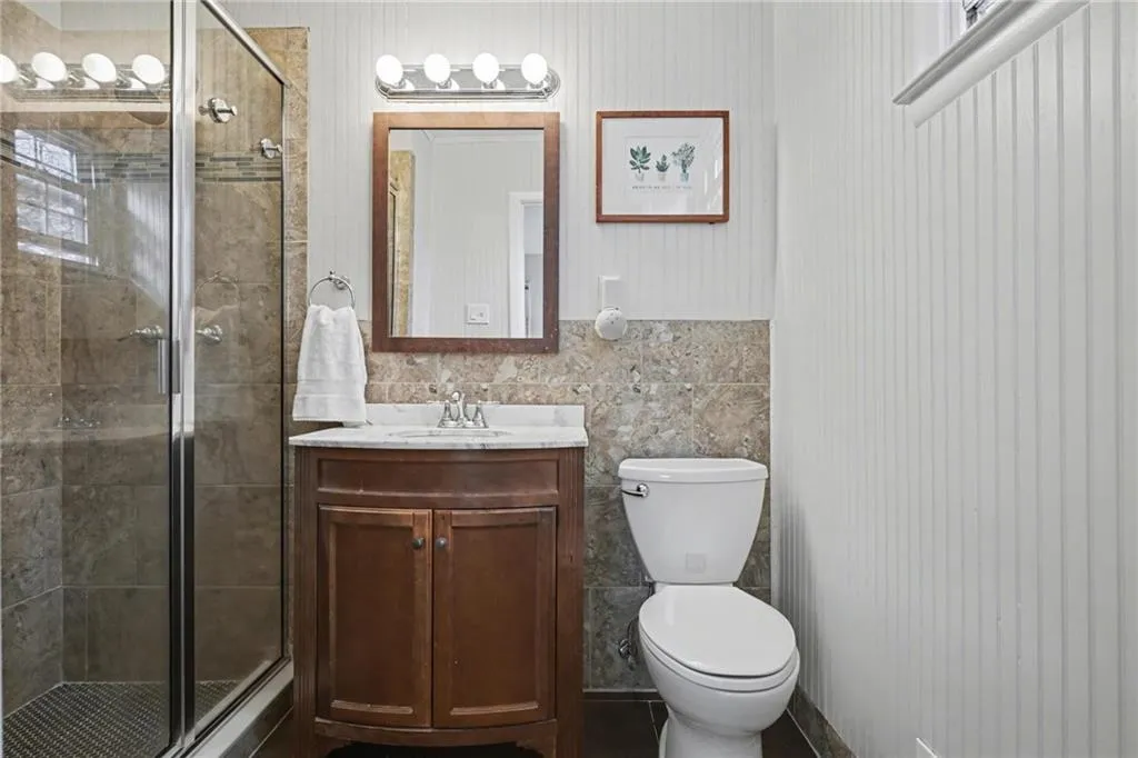 Bathroom shower and floor updated!