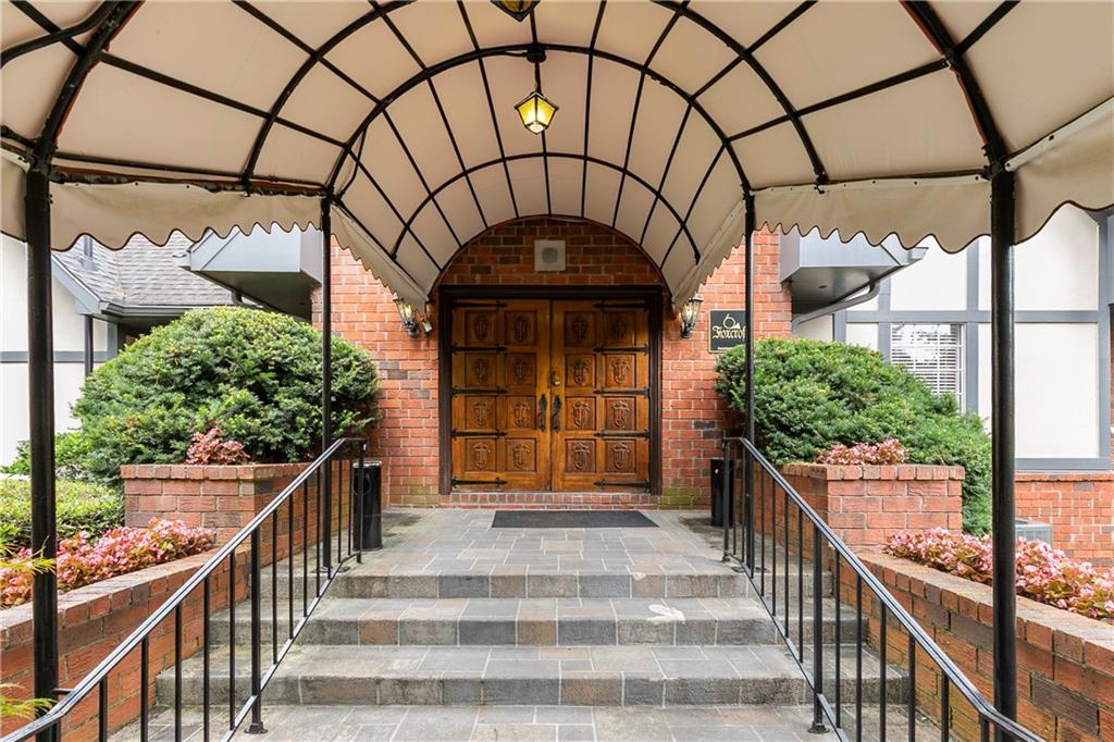 View of exterior entry