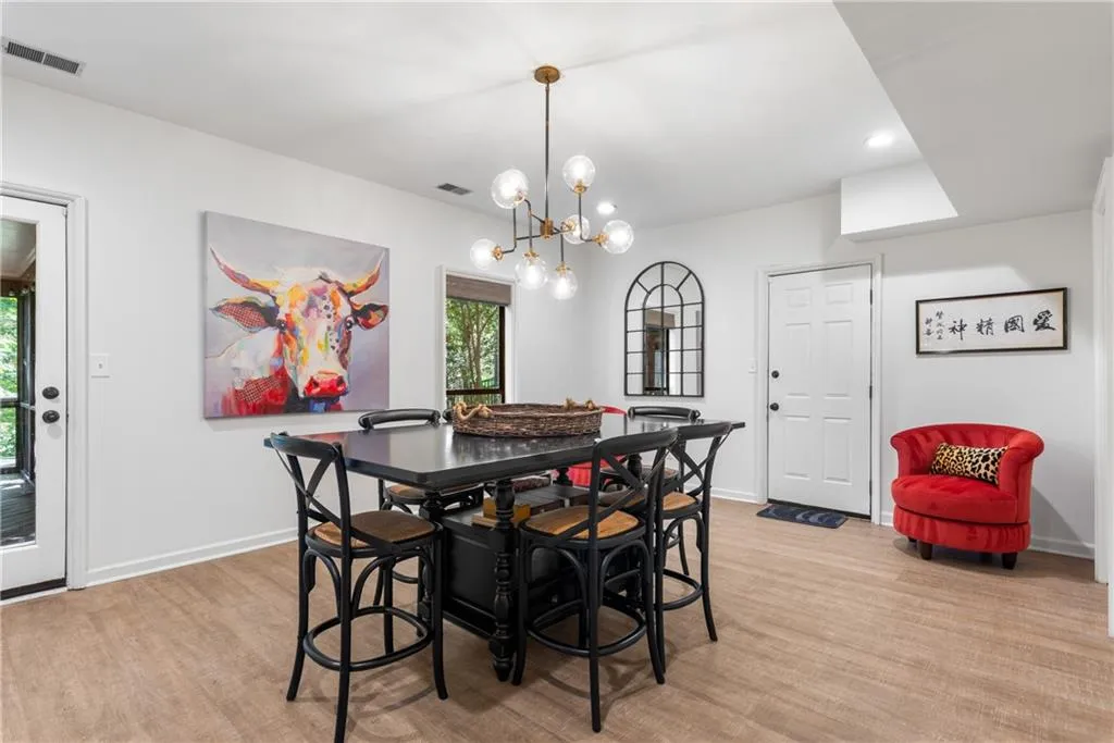 secondary dining area for overflow