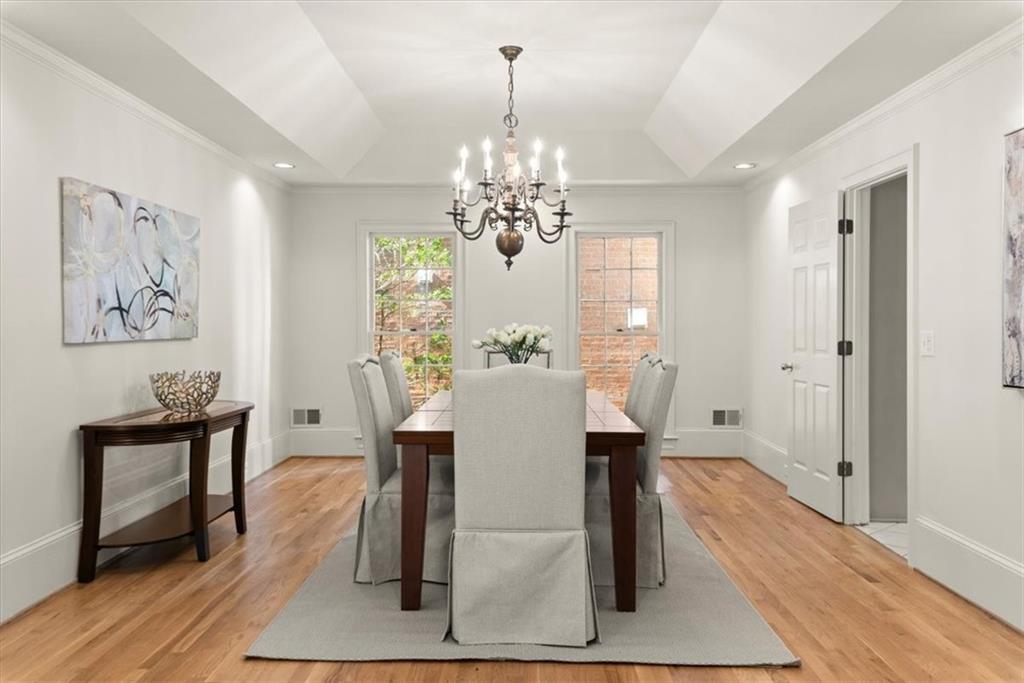 Charming home with recently refinished hardwood floors throughout the main floor. The freshly restored hardwoods bring a warm and inviting touch to the living spaces. Charming home with recently refinished hardwood floors throughout the main floor. The freshly restored hardwoods bring a warm and inviting touch to the living spaces.