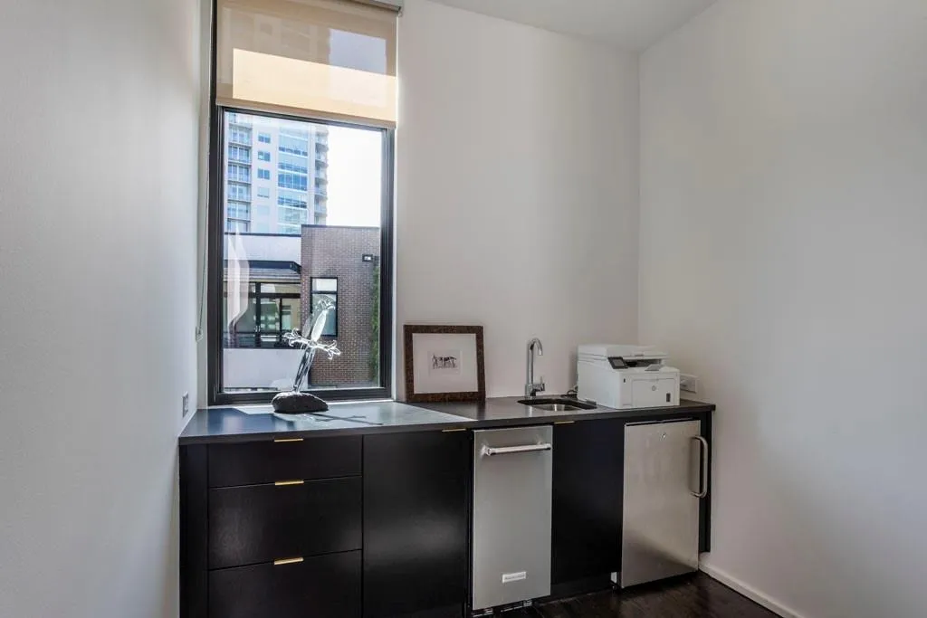 Beverage area off office/media room/bonus room