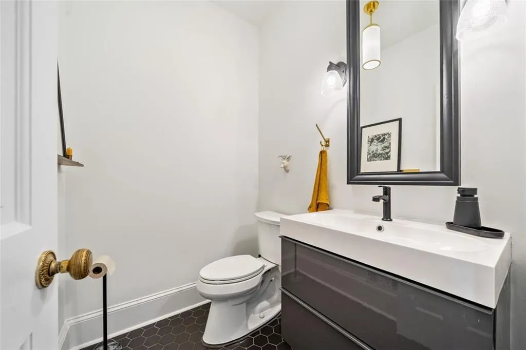Main level guest bathroom