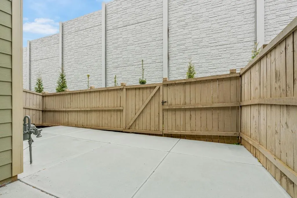 Back Patio With Privacy Fence And Extended Concrete!