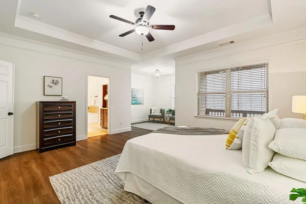 Lavish Primary Suite With Trey Ceilings!