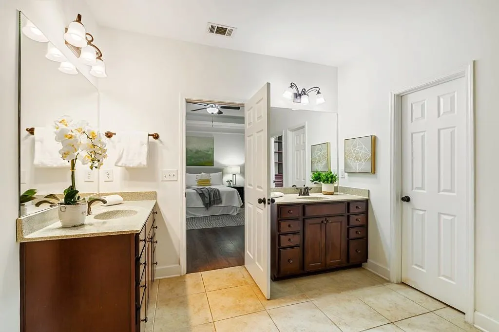 Dual Vanities With Tons Of Storage!