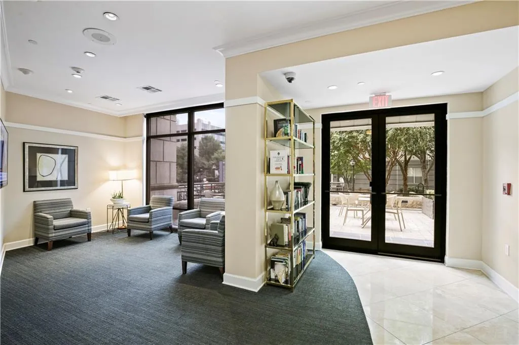 View of building lobby