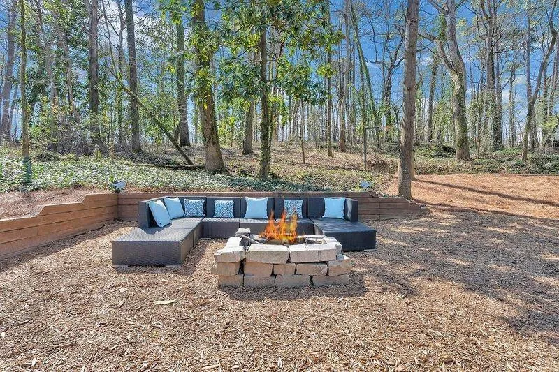 Fire pit area