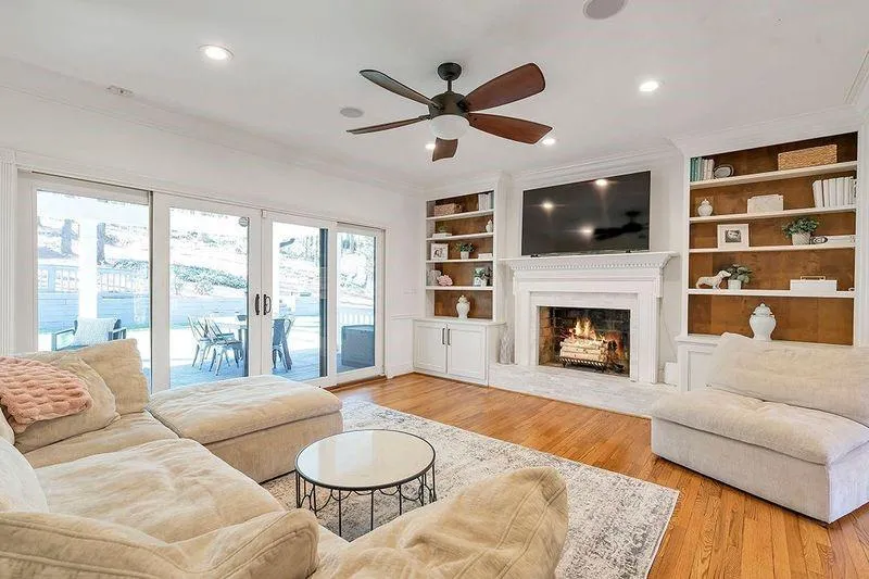 Family room walk out to majestic patio!