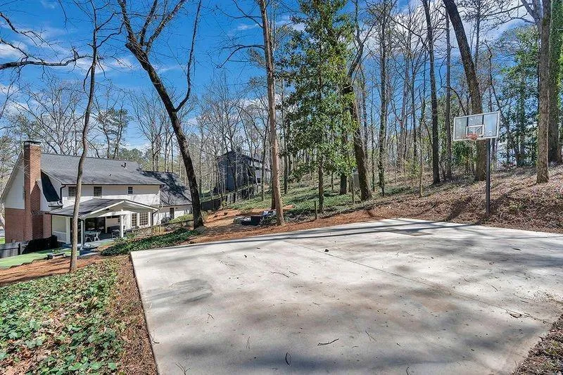 Your own private basketball court