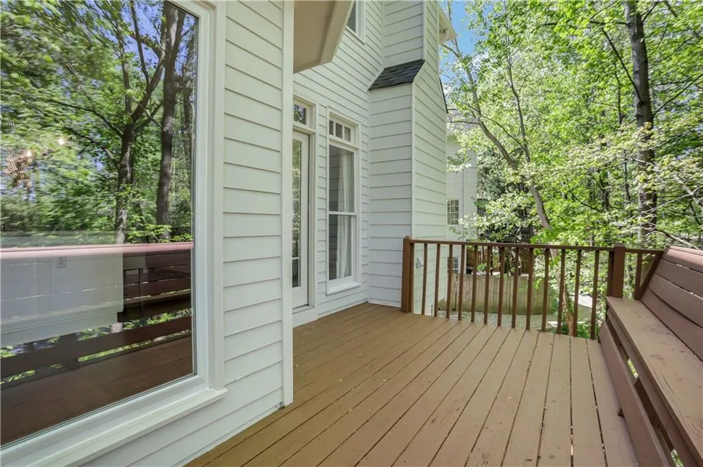 View of wooden terrace View of wooden terrace