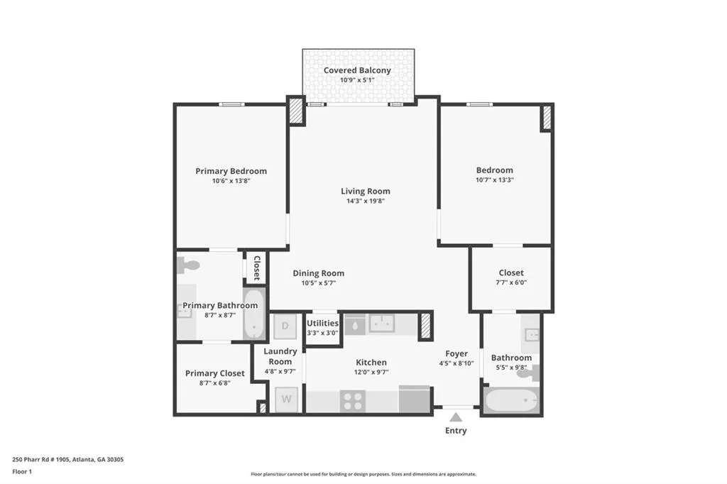 250 Pharr Road Ne Unit 1905, Atlanta, Georgia 30305, 2 Bedrooms Bedrooms, 0 ,2 BathroomsBathrooms,Residential,For Sale,250 Pharr Road Ne Unit 1905,7749016