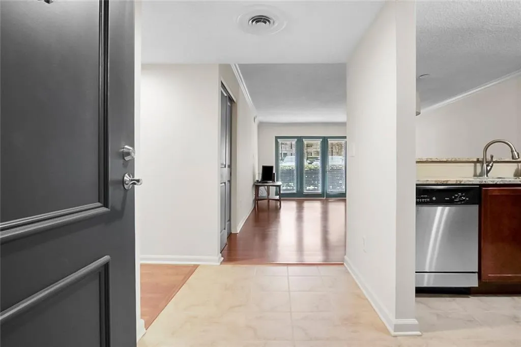 Entry to the lovely condo