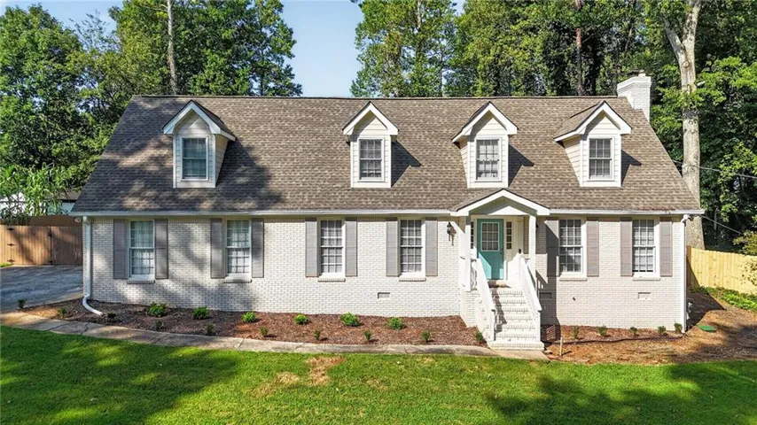 Brick exterior with a light finish