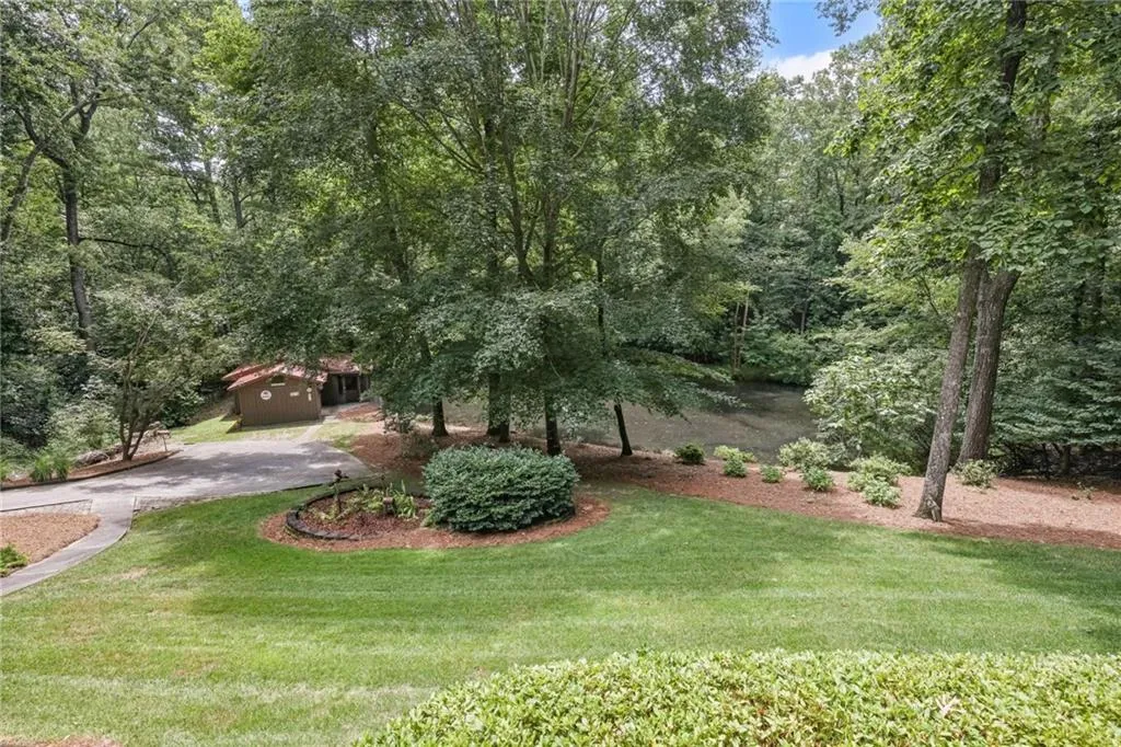 Private backyard