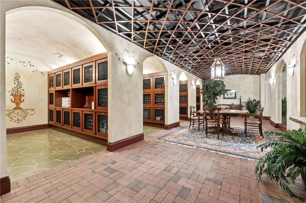 The building features an exclusive wine cellar offering secure, climate-controlled storage for your curated collection.