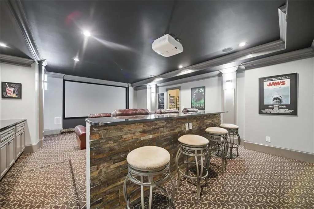 Theater Room with seating.