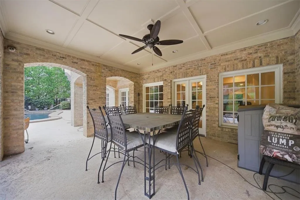 Covered Patio on Terrace Level.