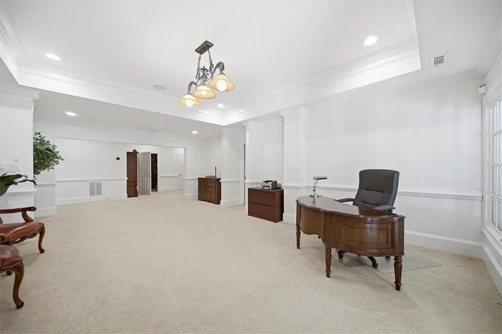 Another view of the Terrace Level living space, office space or game room.