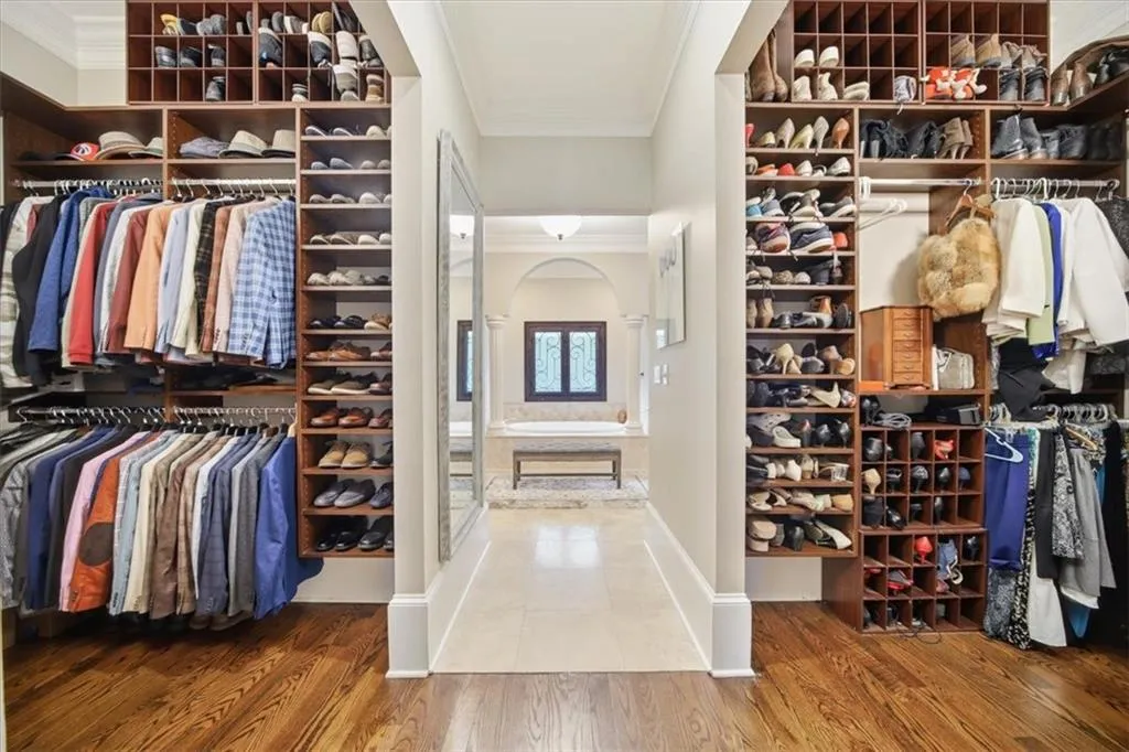 Dual Closets in the Primary Bedrooom.