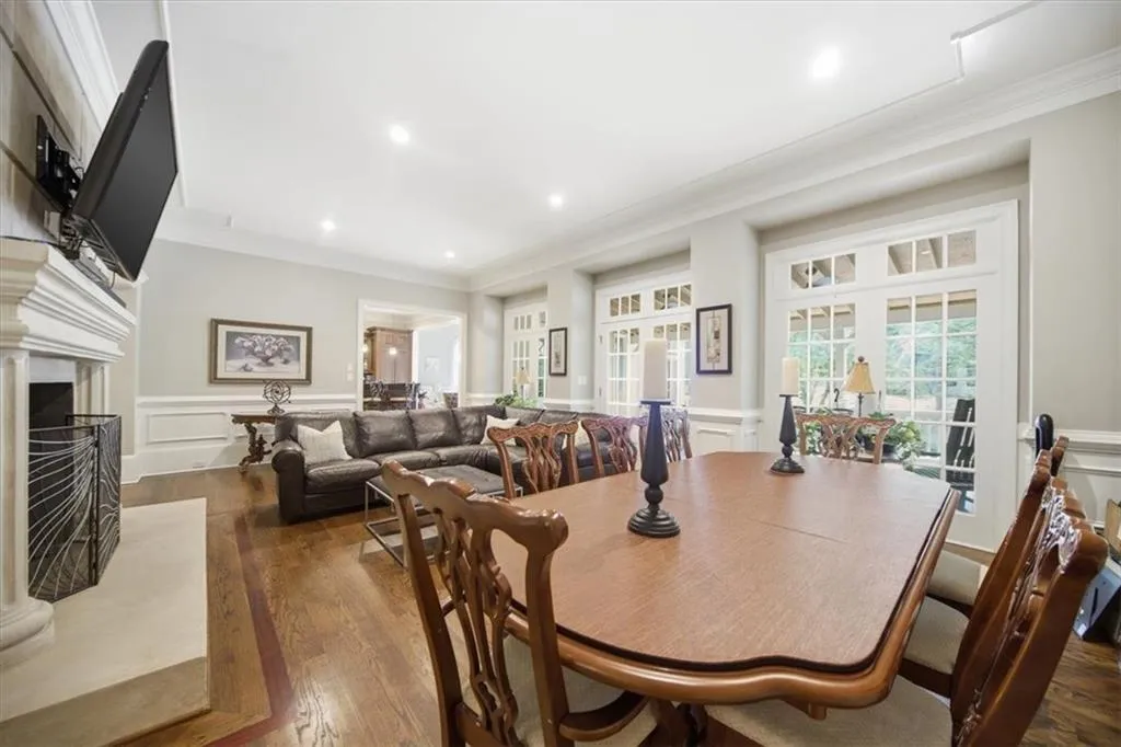 View of the Dining Area in the Family room.