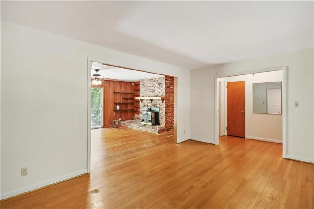 Here is a view from the Living room looking toward the family room Here is a view from the Living room looking toward the family room
