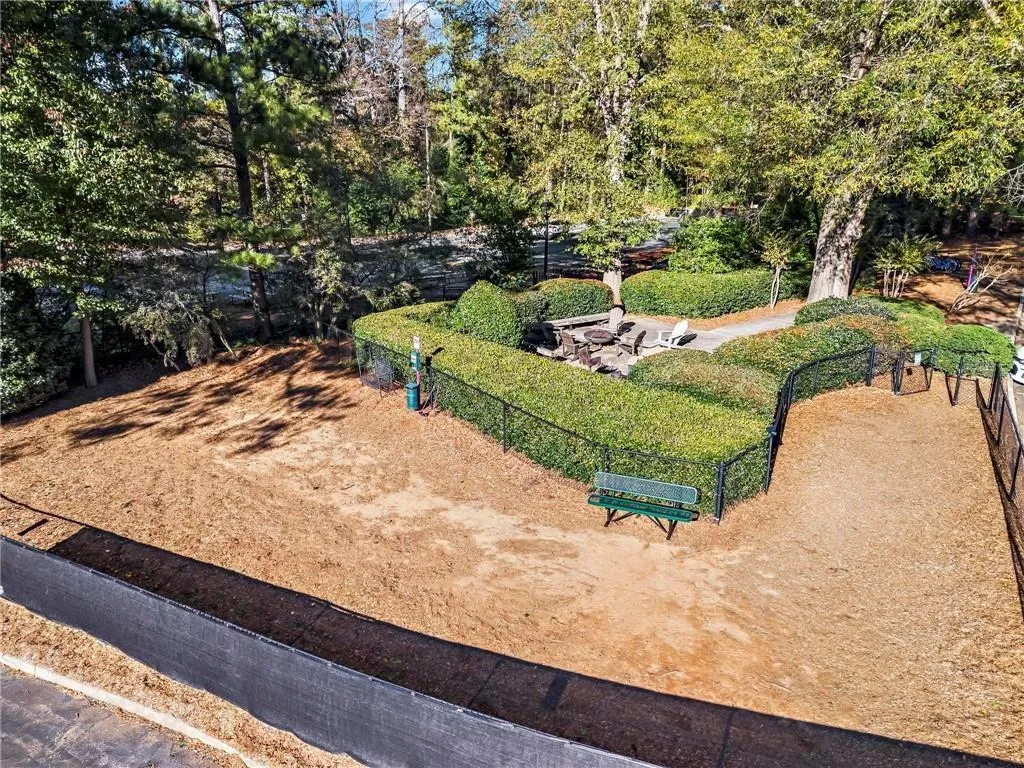 View of yard with a patio and view of scattered trees