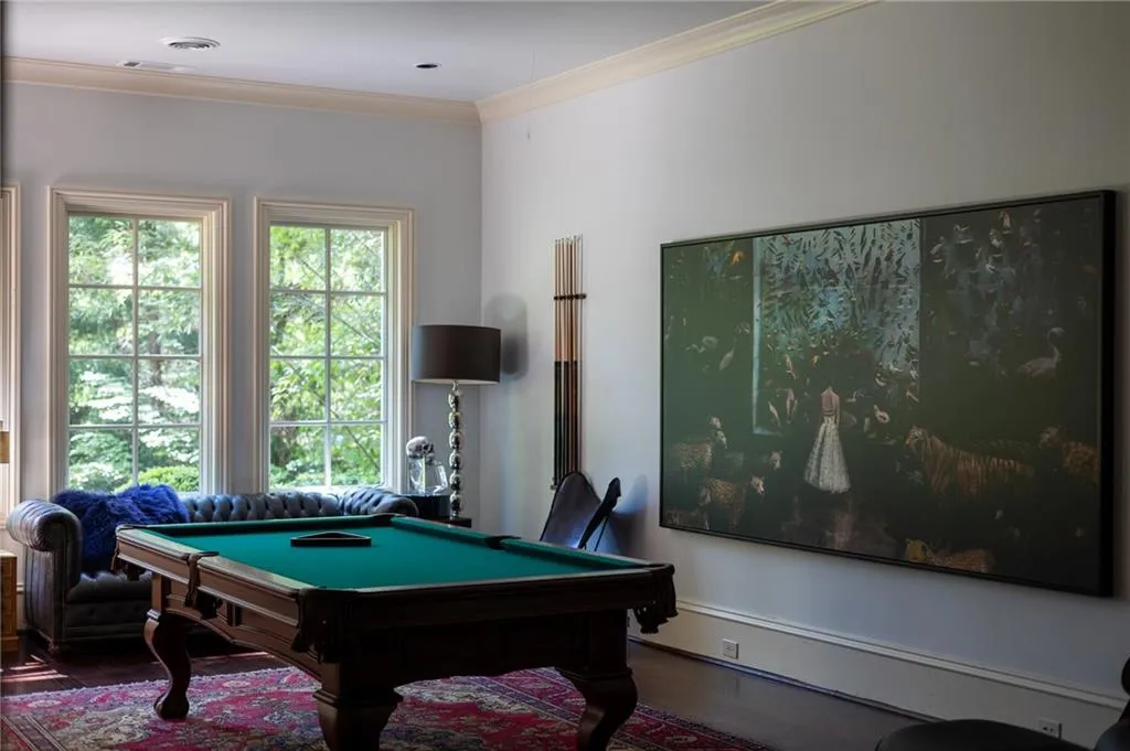 Billiard room